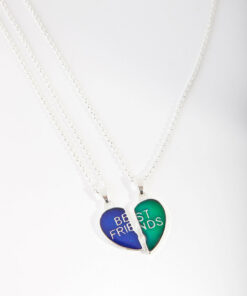 Kids Rhodium Heart Necklace Pack