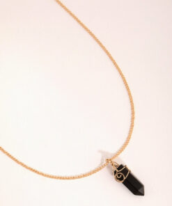 Curled Wrap Shard Necklace