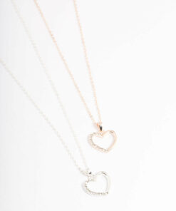 Open Heart Necklace Pack