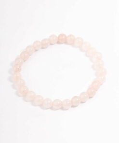Rose Quartz Ball Bracelet