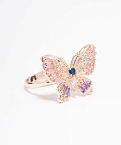 Rose Cute Butterfly Ring
