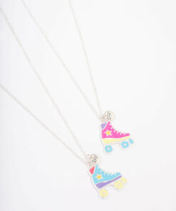 Kids Roller Skate Pendant Necklace Pack