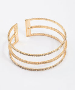 Textured Triple Row Bangle