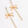 Wide Bow Earrings