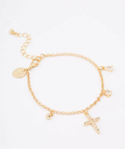 Cross Charm Bracelet