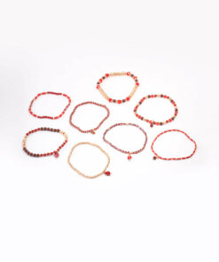 Red Stone Adjustable Bracelet