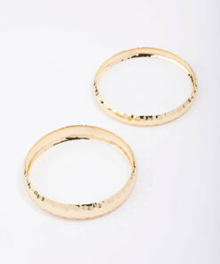 Hammered Bangle Pack