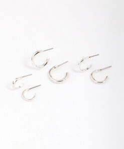 Graduating Huggie Hoop Earring 3-Pack