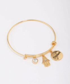 Disc Charm Bangle