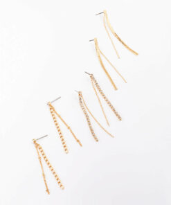 Chain Earring 3-Pack