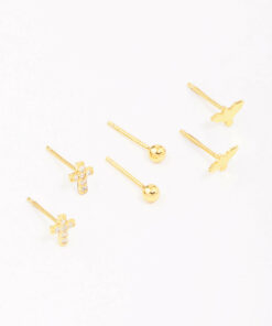 Bird & Rose Stud Earring 3-Pack
