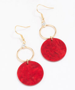 Ring Disc Earrings