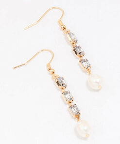 Pearl Crystal Earrings