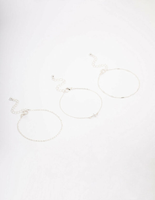 Cross Bracelet 3-Pack