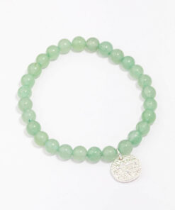 Green Aventurine Evil Eye Charm Bracelet