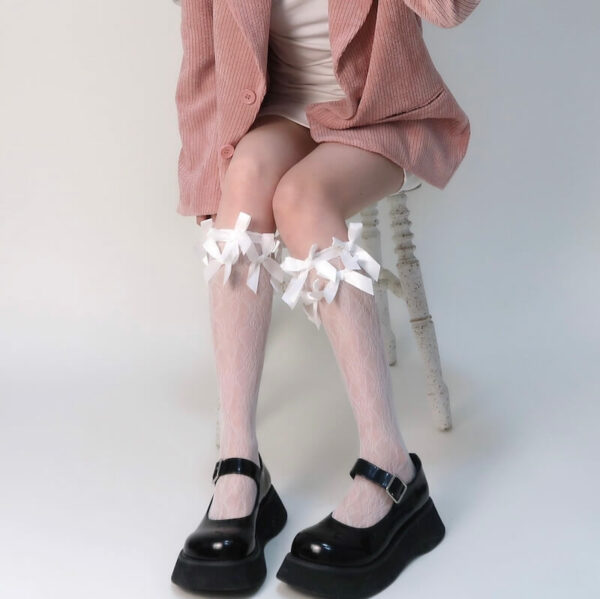 Fairy bows lace stockings - Image 4
