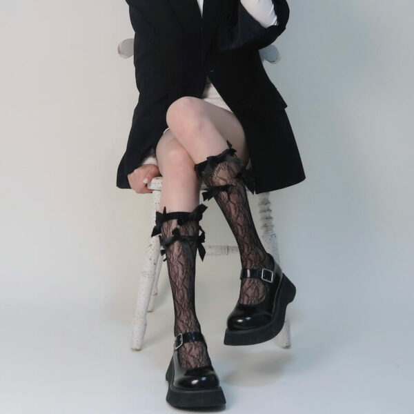 Fairy bows lace stockings - Image 2