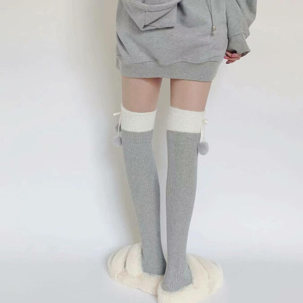 Soft baby doll pompon stockings - Image 12