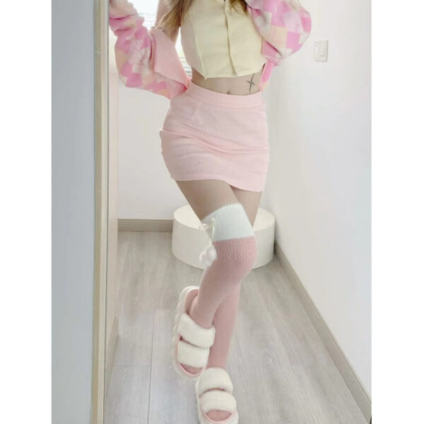 Soft baby doll pompon stockings - Image 4