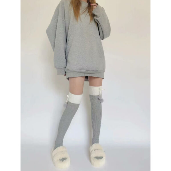 Soft baby doll pompon stockings - Image 9