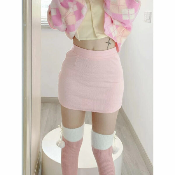 Soft baby doll pompon stockings - Image 8